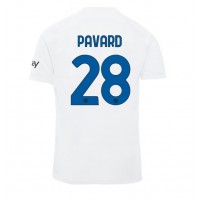 Fotballdrakt Herre Inter Milan Benjamin Pavard #28 Bortedrakt 2023-24 Kortermet